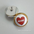 Printed Fashion Zinc Alloy Jeans Metal Button for garments